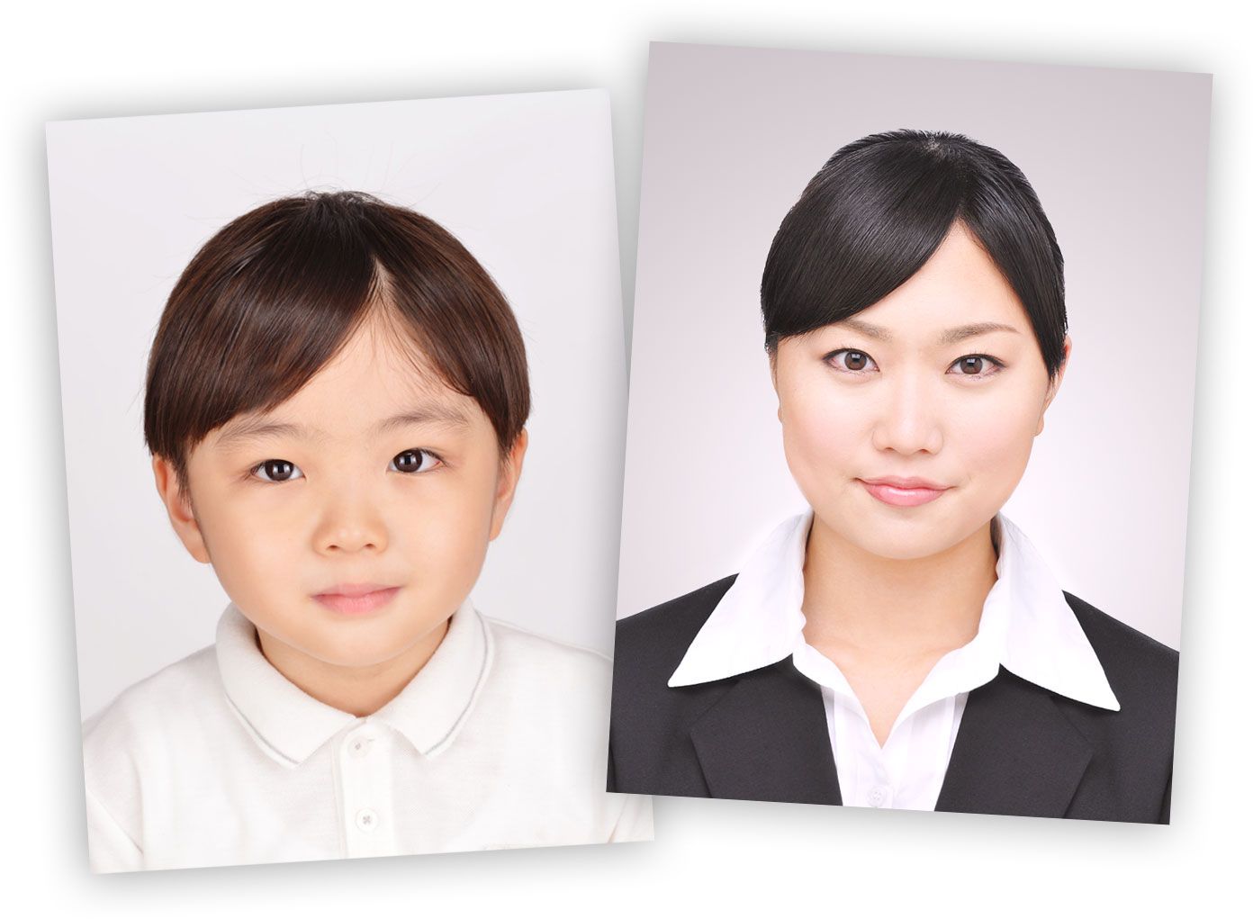 証明写真 サンプル