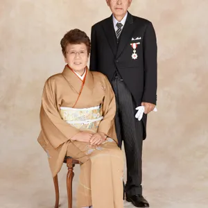 受勲記念写真