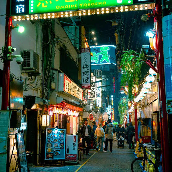 Omoide Yokocho Gate Tokyo Night Street Photography