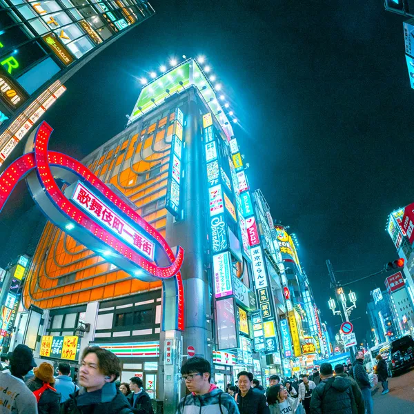 Kabukicho Neon Arch View Shinjuku
